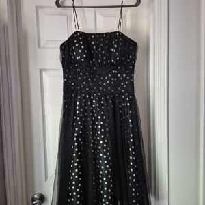 Polka Dot Dress - Black and White